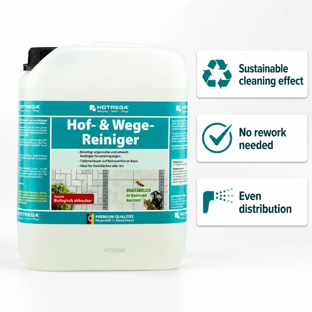 Concrete Cleaner 5 Liter, Concentrated Driveway, Patio, Pathway Cleaner