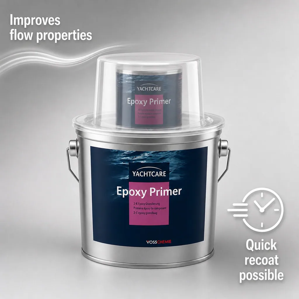 Epoxy Primer 2K, 2.25 Liter, Antifouling Primer, white, Boat Epoxy Primer