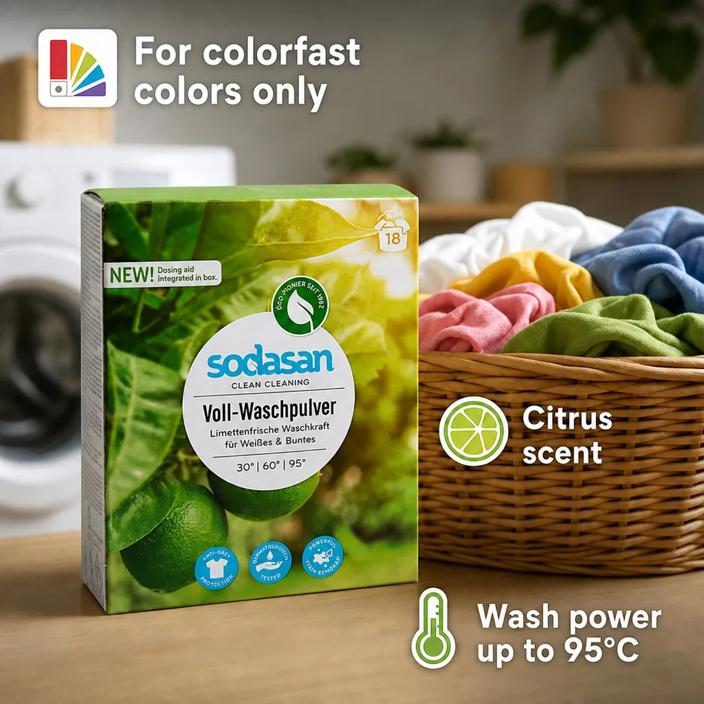 Laundry detergent 1.01 kg, laundry powder, color safe laundry detergent