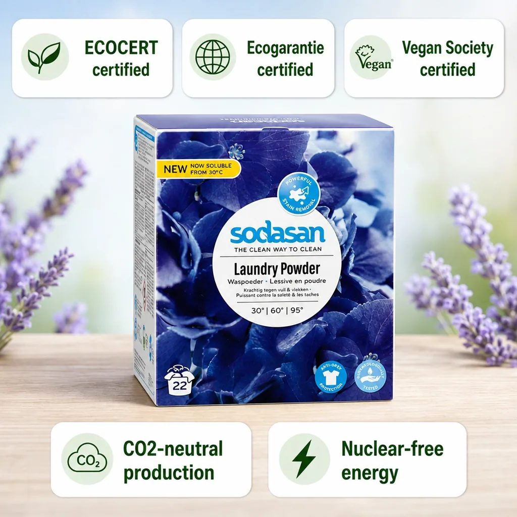 Color Laundry Detergent, Lavender Scent, 1.01 kg, Natural Laundry Detergent, Eco Friendly