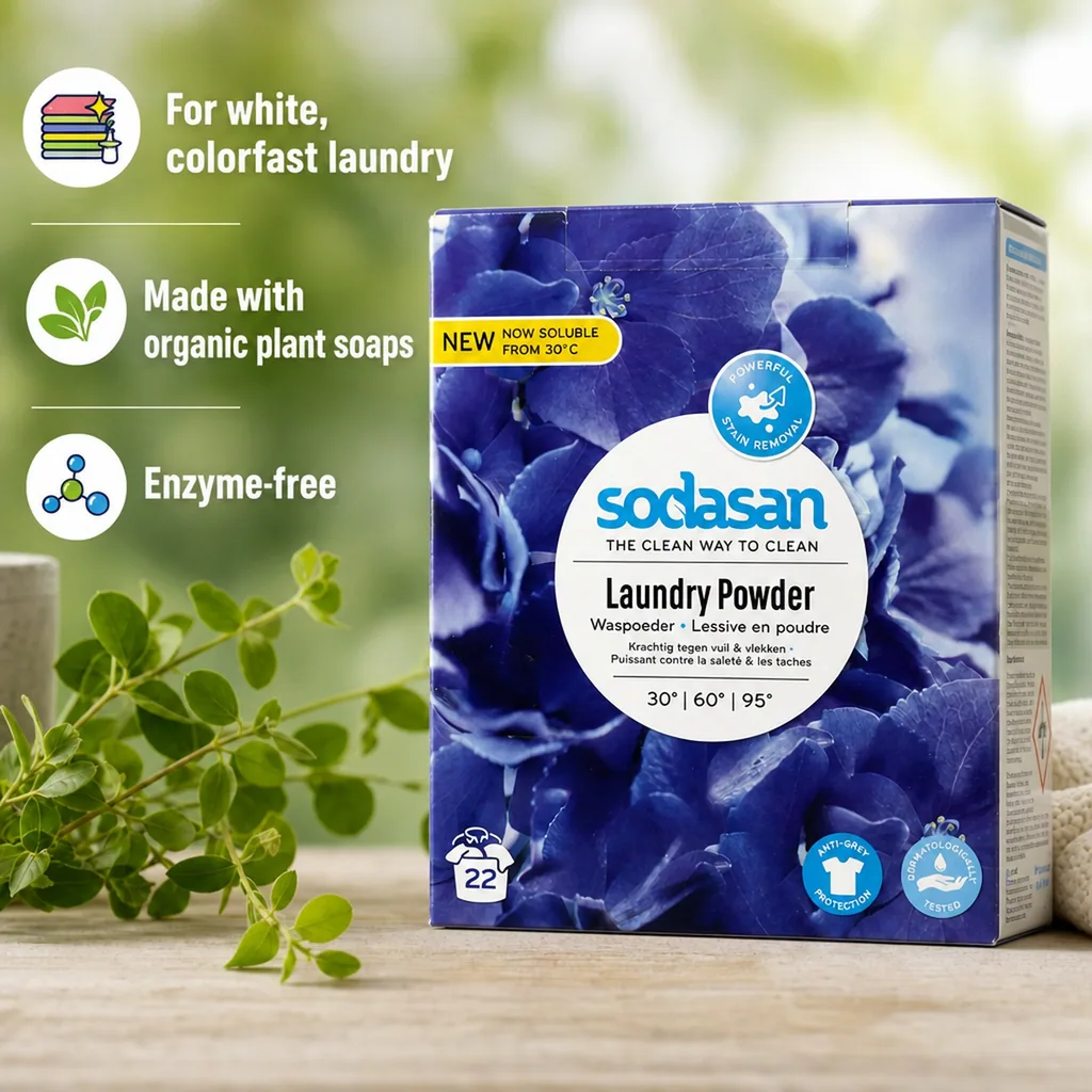 Color Laundry Detergent, Lavender Scent, 1.01 kg, Natural Laundry Detergent, Eco Friendly