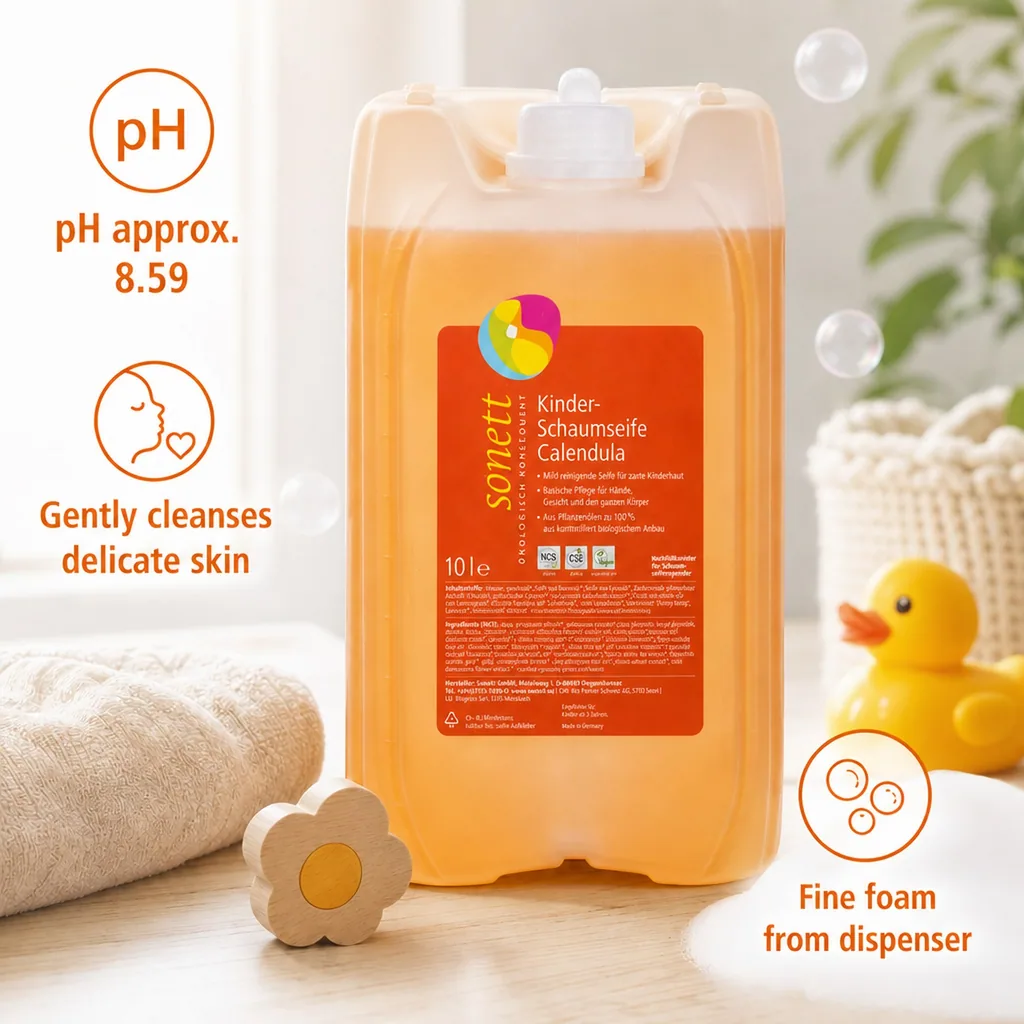 Foam soap 10 Liter, Kids Foam Soap, Calendula Soap