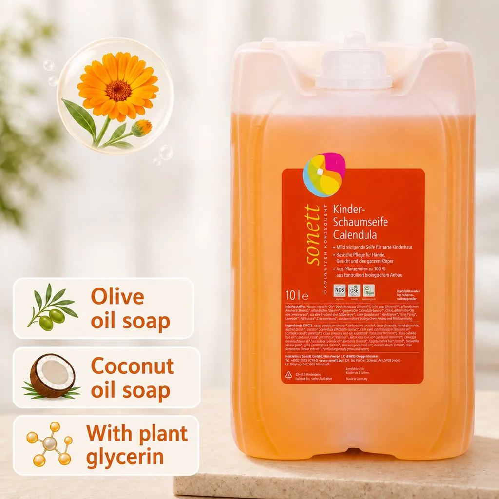 Foam soap 10 Liter, Kids Foam Soap, Calendula Soap