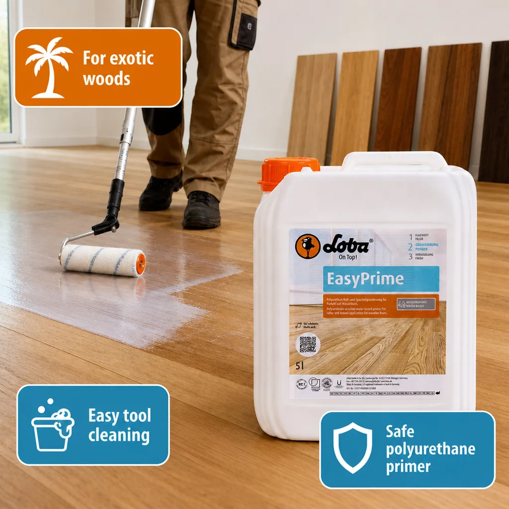 Wood Floor Primer 5 Liter, Sealer for Wood Floors, Floor Sealer