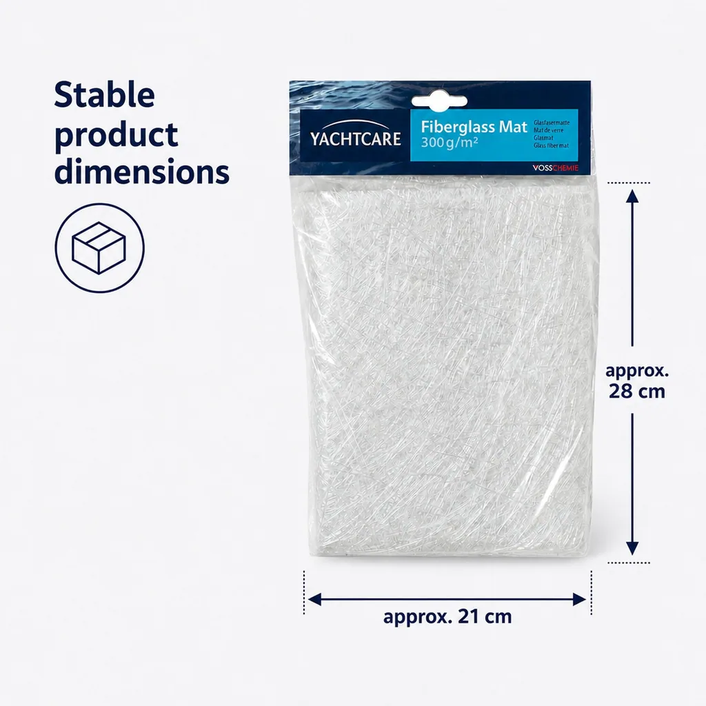 Fiberglass Mat 300 g, 5 m², fiberglass cloth, glass mat
