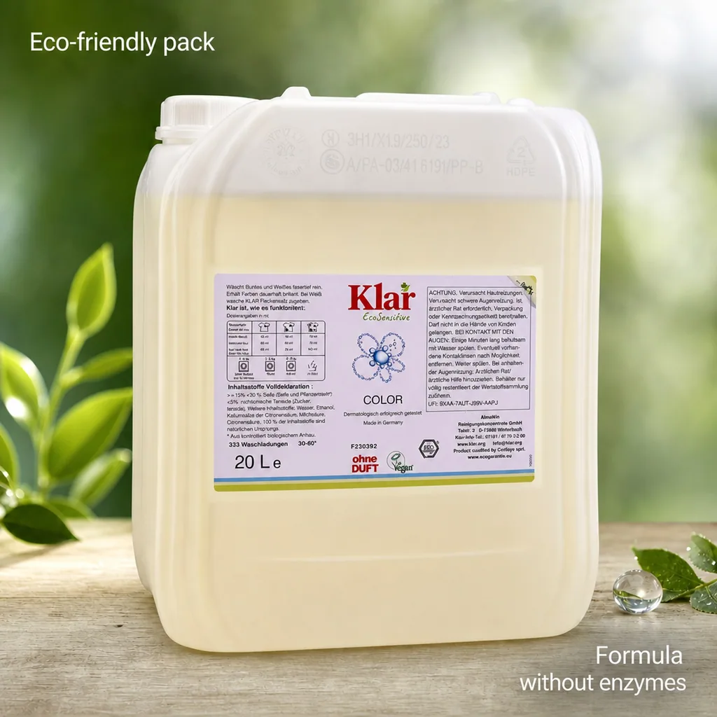 Color Liquid Laundry Detergent 20 Liter, fragrance free laundry detergent, color safe laundry detergent