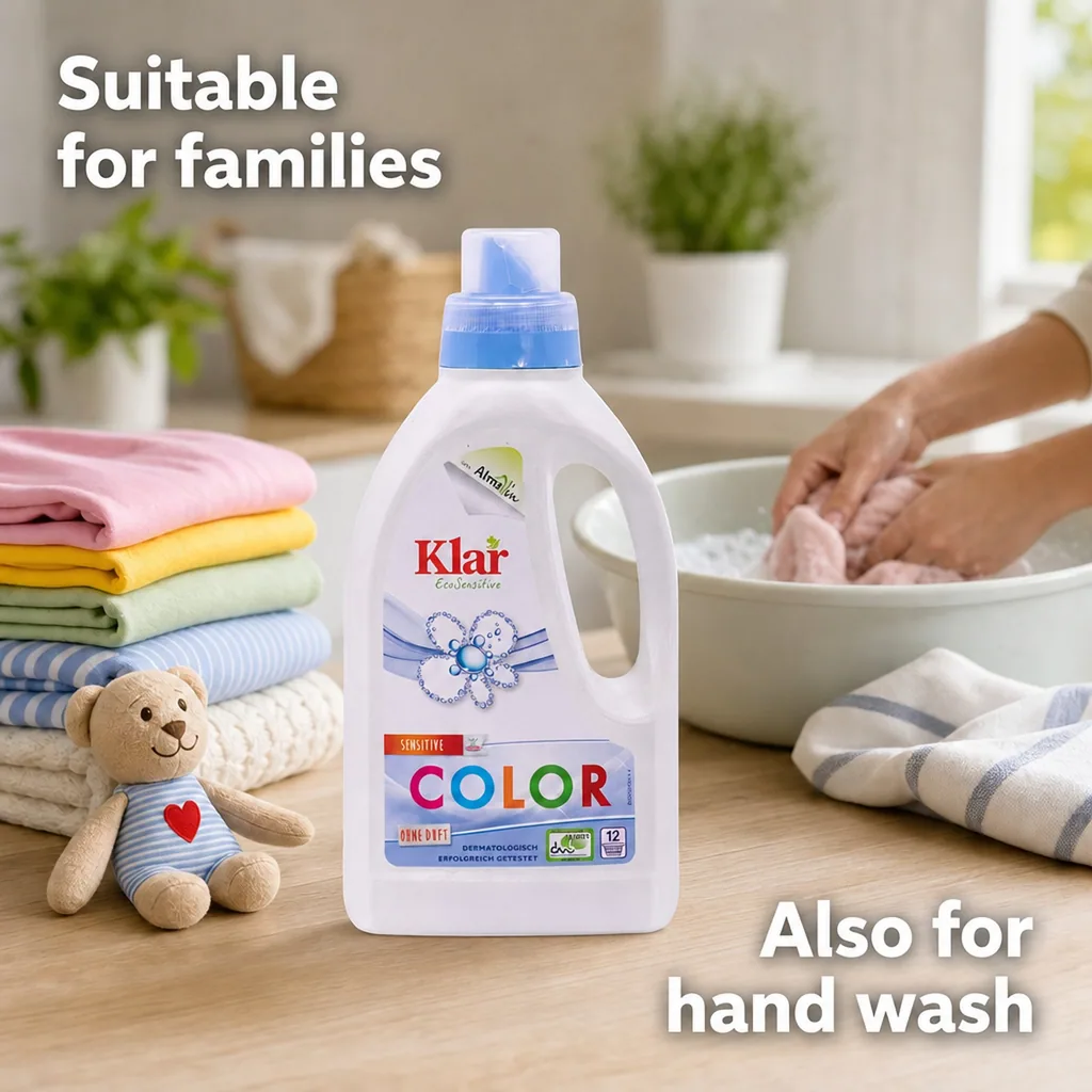 Color Laundry Detergent, Liquid, 750 ml, Fragrance Free, Dye Free, Gentle