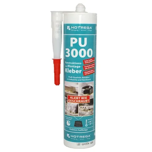 Construction Adhesive, Mounting Adhesive, PU Adhesive, 4 x 310 ml