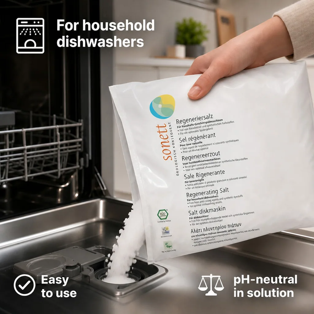 Dishwasher Salt 6 x 2 kg, Dishwashing Salt
