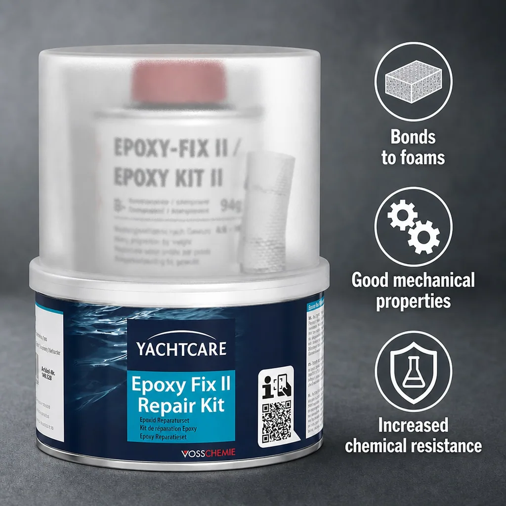 Epoxy Repair Kit, 248 g Epoxy Fix II Repair Set