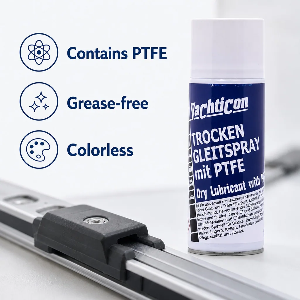 Dry lubricant, PTFE lubricant, Dry PTFE lubricant, 400 ml Teflon spray, Dry glide spray