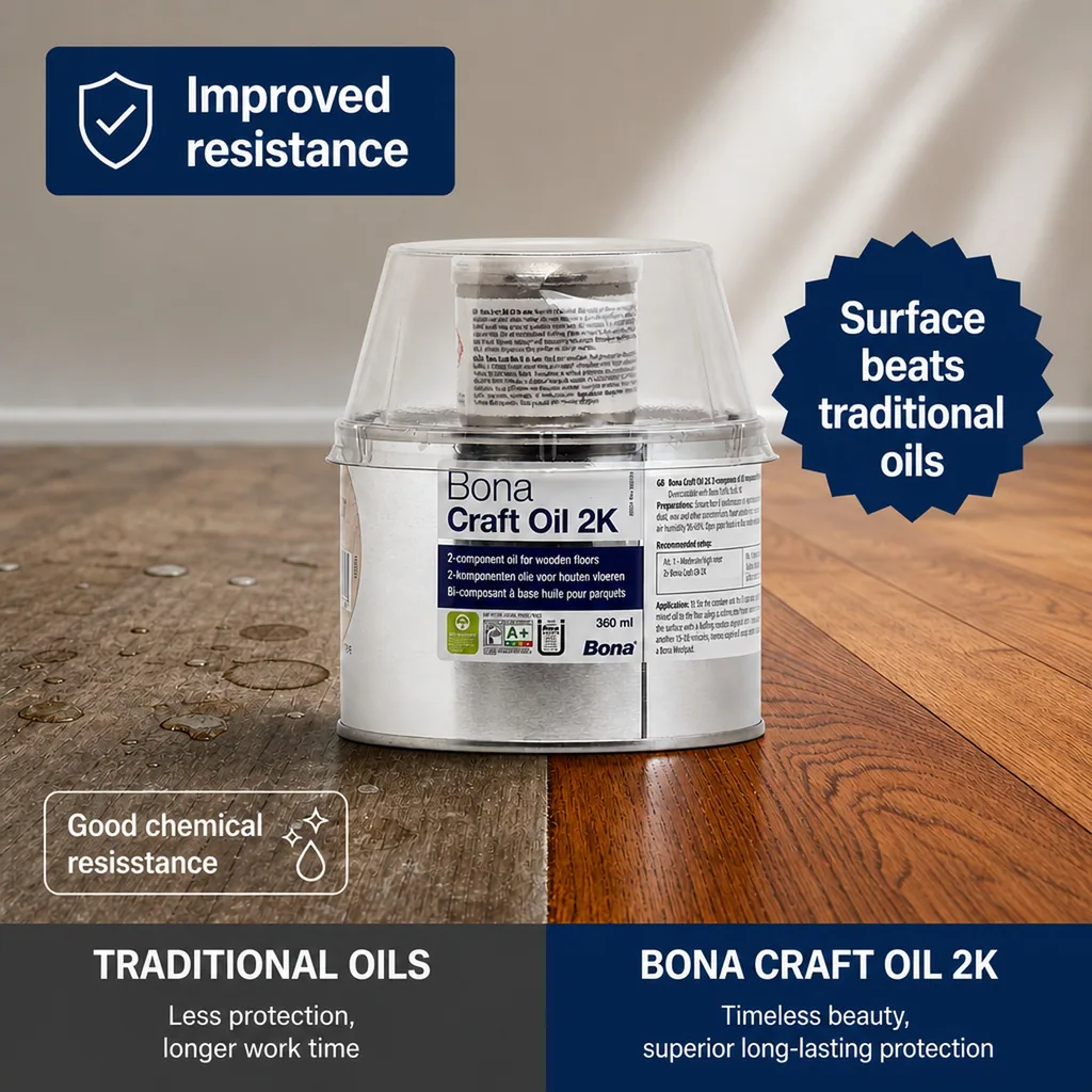 Wood Oil, 2K, 400 ml, White Wood Finishing Oil