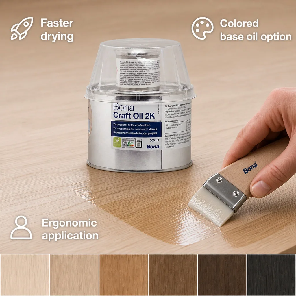 Wood Oil, 2K, 400 ml, White Wood Finishing Oil