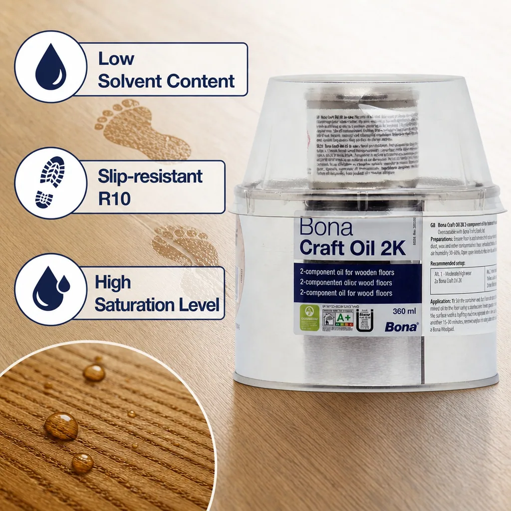 Wood Oil, 2K, 400 ml, White Wood Finishing Oil