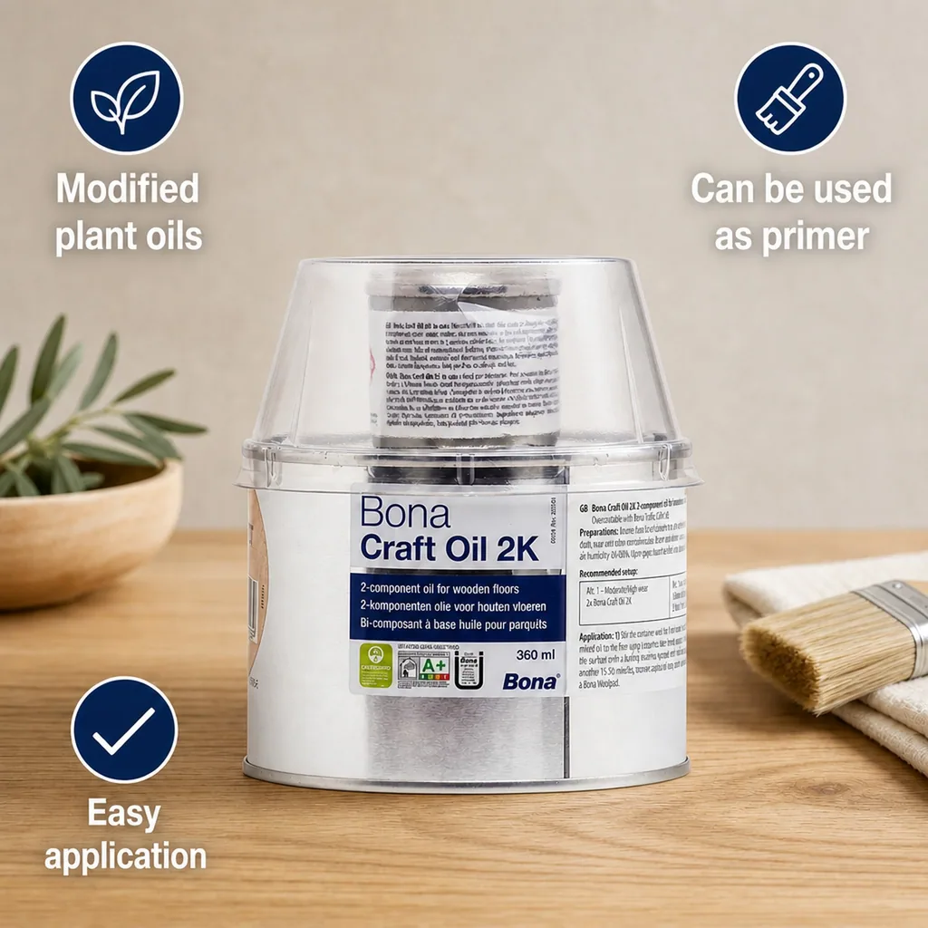 Wood Oil, 2K, 400 ml, White Wood Finishing Oil