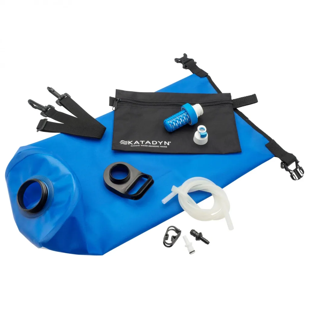 Water Filter, Gravity, 10.0 Liter with Carry Strap, Portable, for Camping