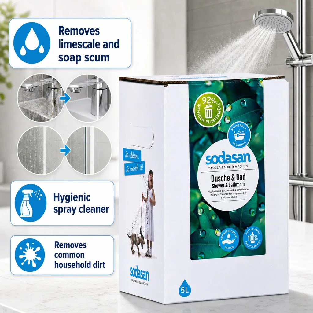 Shower cleaner 5 Liter, Bathroom cleaner, Shower and bath cleaner