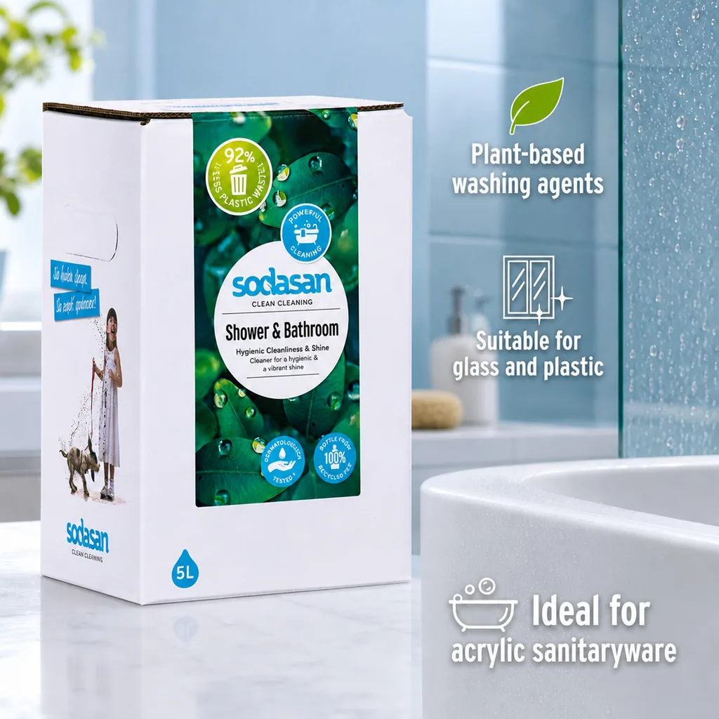 Shower cleaner 5 Liter, Bathroom cleaner, Shower and bath cleaner
