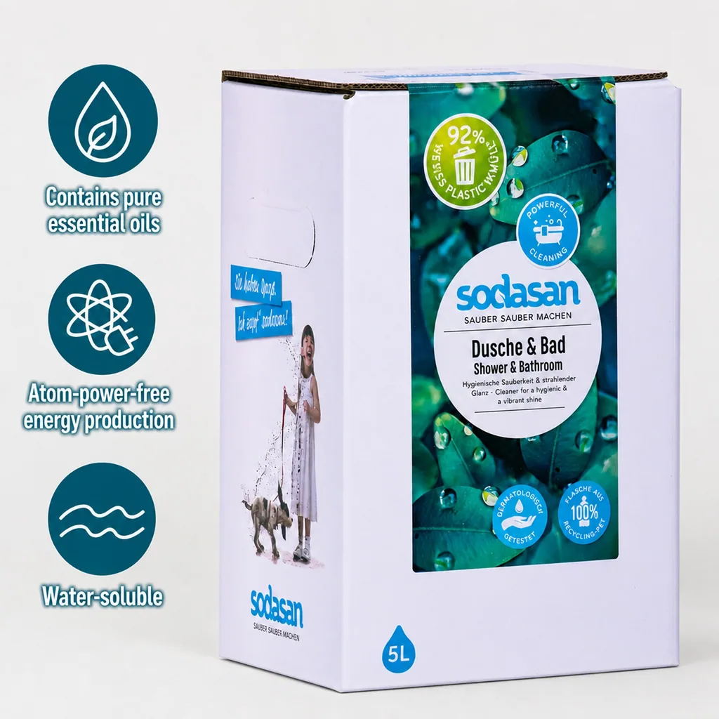 Shower cleaner 5 Liter, Bathroom cleaner, Shower and bath cleaner