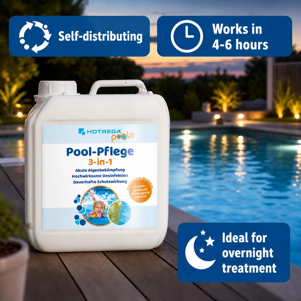Pool Algaecide, 2 Liter, Pool Algae Control, Algae Treatment, Pool Cleaner