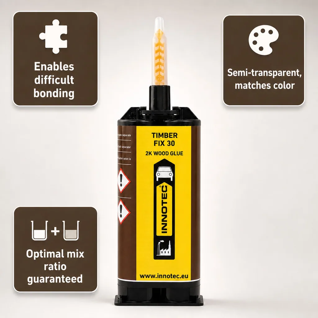 Wood Glue, 2K Fast Wood Glue, 50 ml