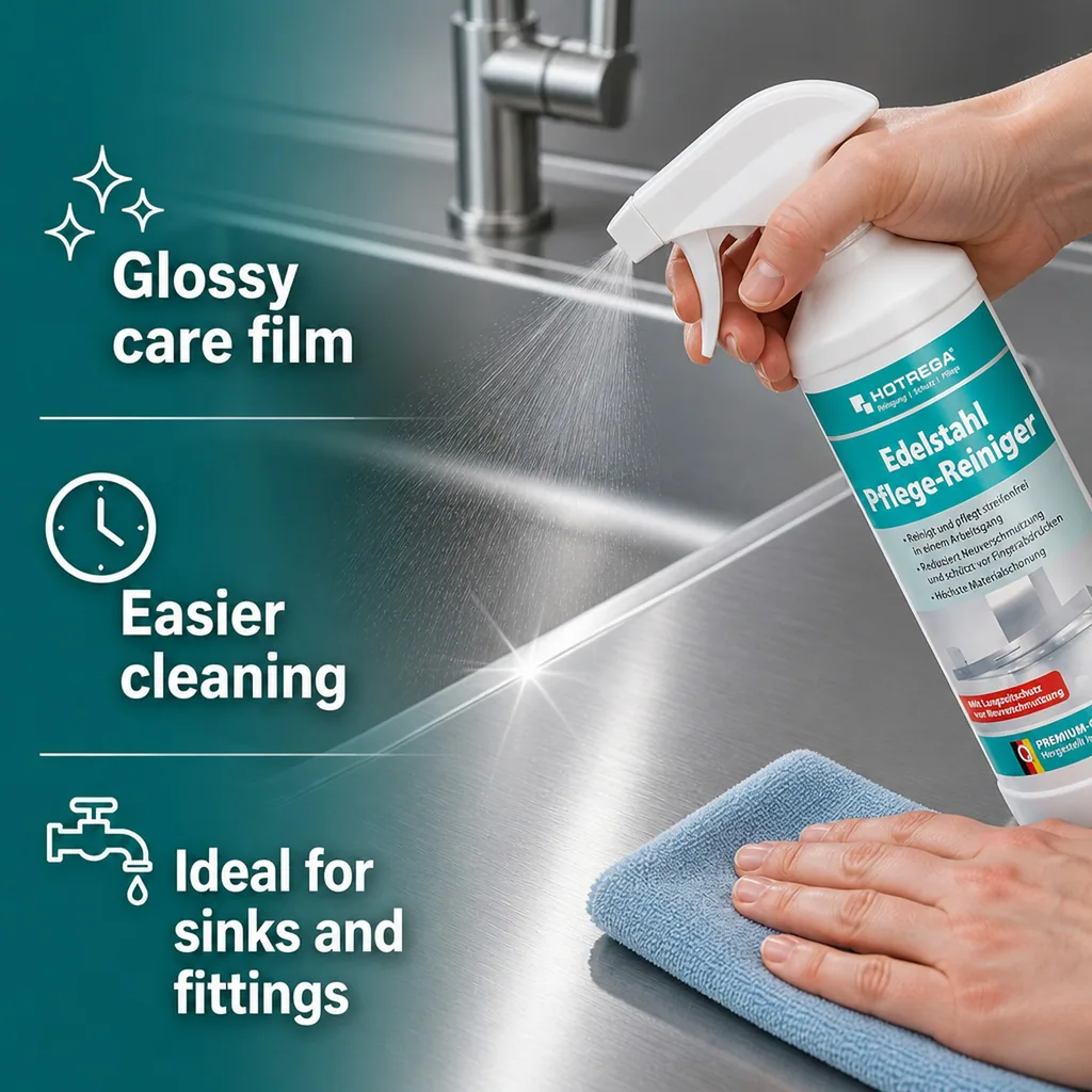 Stainless Steel Cleaner, Stainless Steel Polish, 500 ml, Stainless Steel Appliance Cleaner