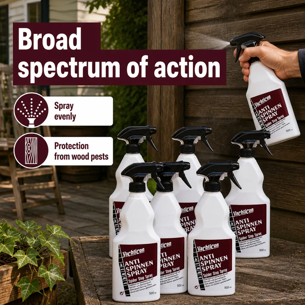 Spider Repellent Spray, Spider Spray, Anti Spider 6 x 500 ml = 3 Liter