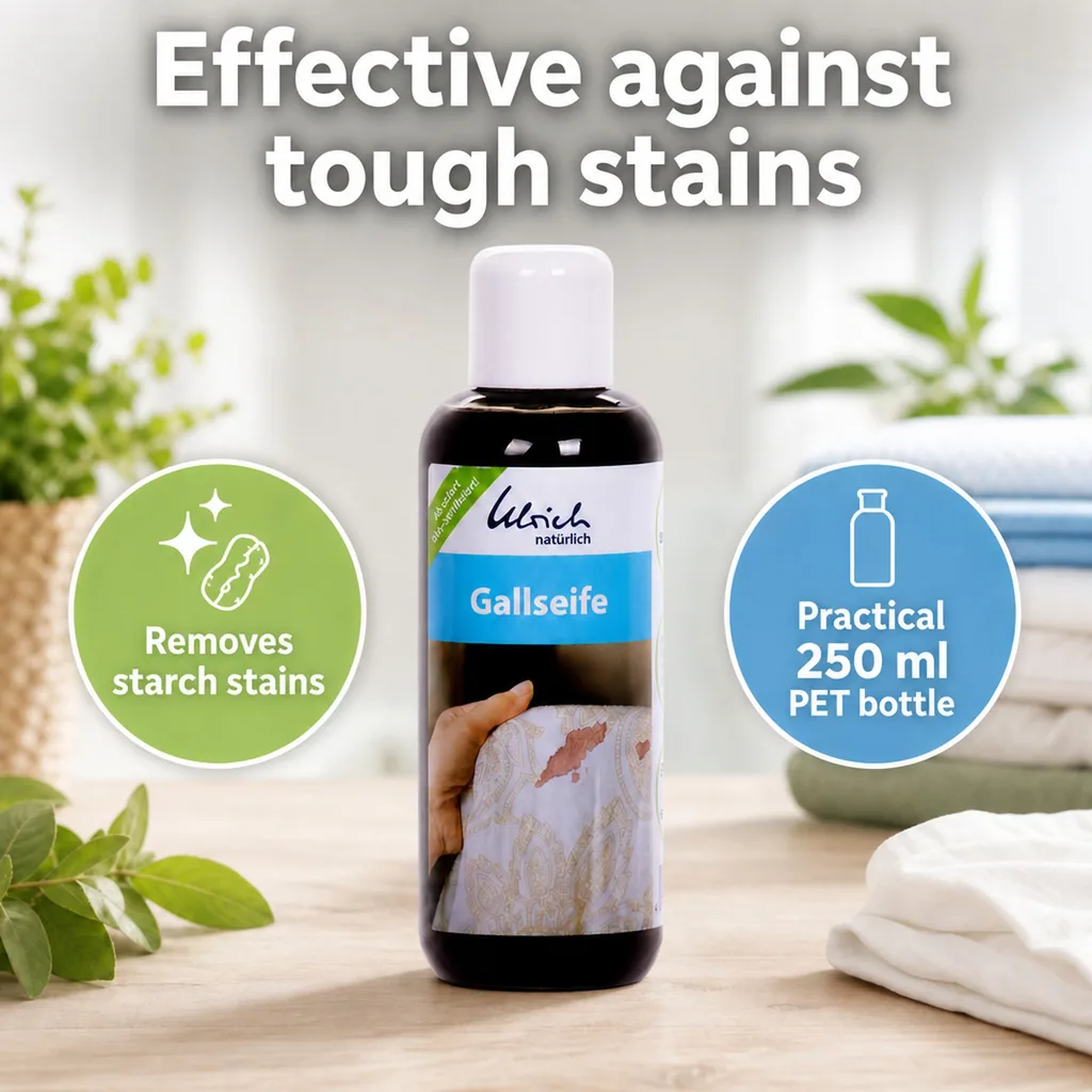 Bile Soap, Gall Soap, Natural Stain Remover, Liquid, 250 ml Palm Oil Free Stain Remover, Eco Stain Remover