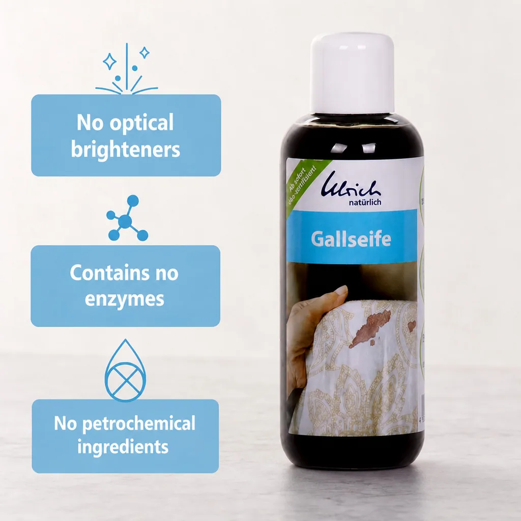Bile Soap, Gall Soap, Natural Stain Remover, Liquid, 250 ml Palm Oil Free Stain Remover, Eco Stain Remover