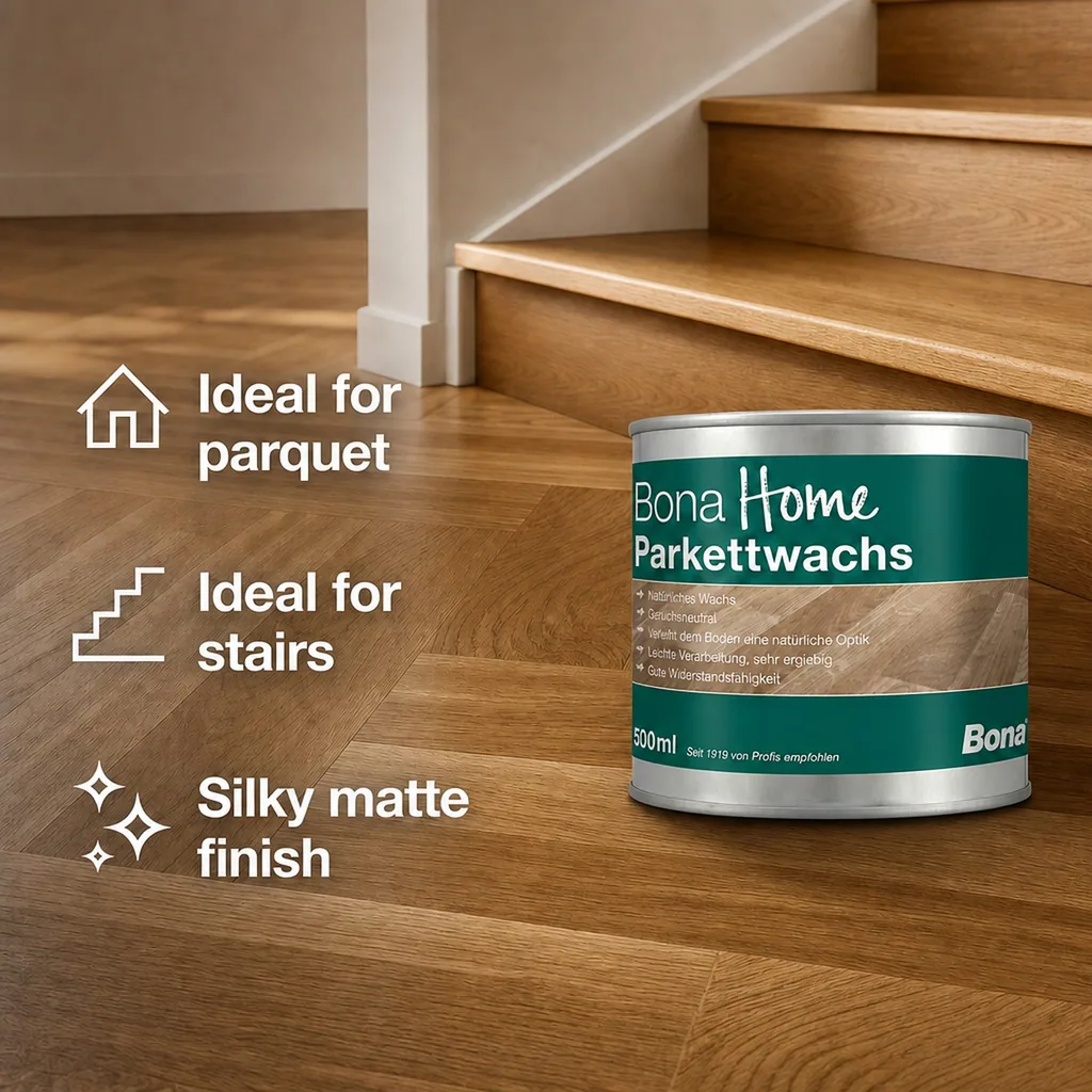 Wood Floor Wax, Parquet Wax, Floor Wax 500 ml
