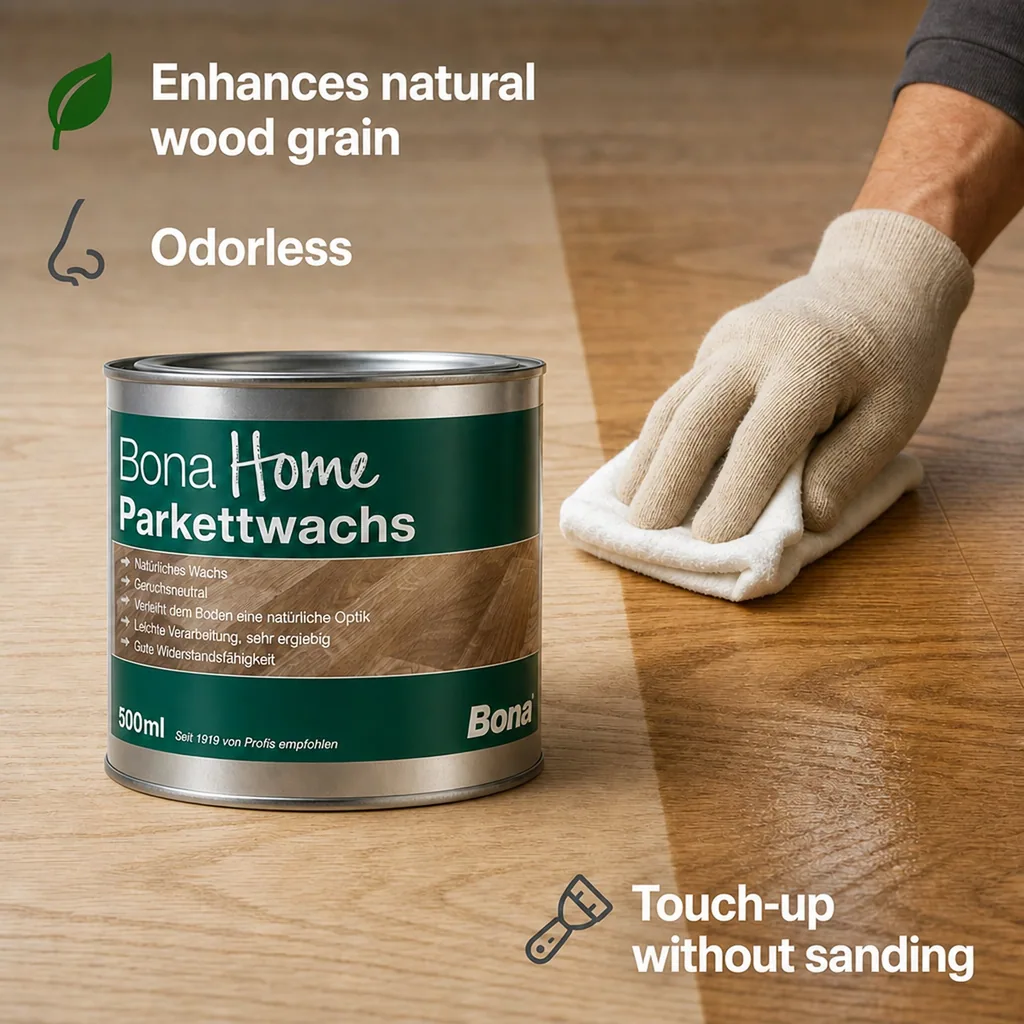 Wood Floor Wax, Parquet Wax, Floor Wax 500 ml