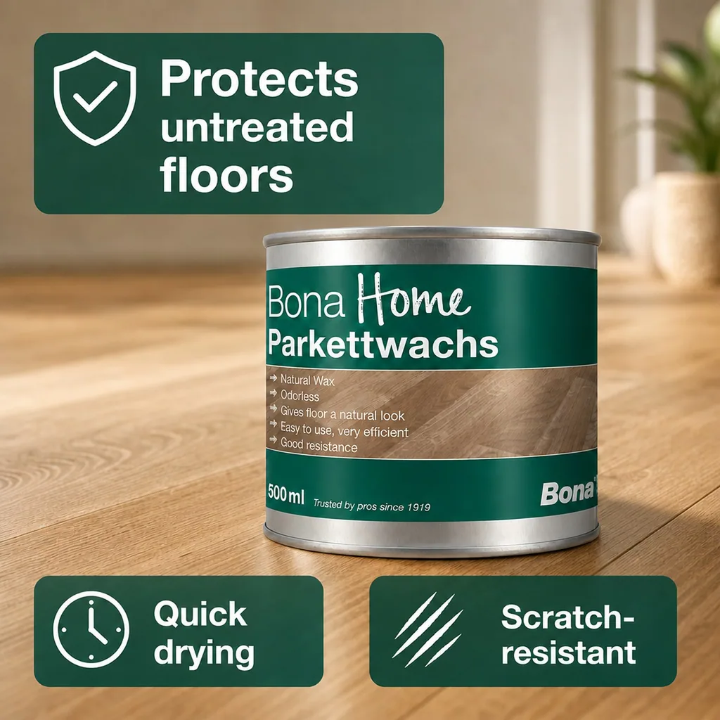 Wood Floor Wax, Parquet Wax, Floor Wax 500 ml