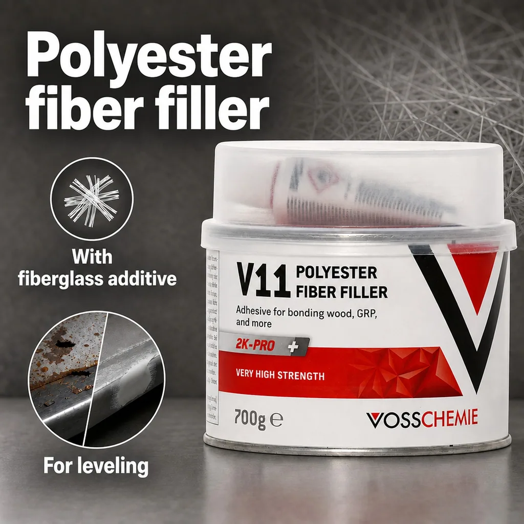 Polyester Filler, Fiber Filler, 2K Filler, Auto Body Filler 700 g