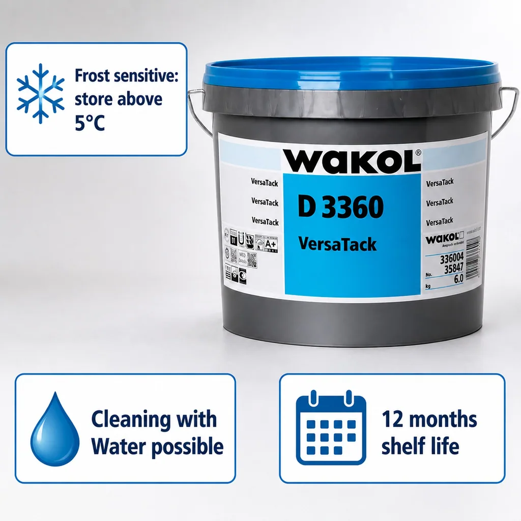 Construction Adhesive, Versatile Adhesive, Flooring Adhesive, 6kg