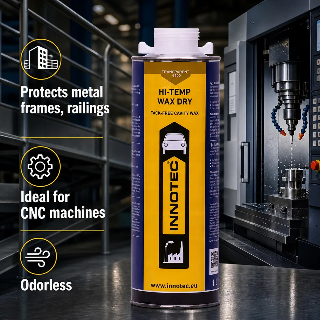 Underbody protection, Transparent underbody protection, Hi Temp Wax DRY 1 Liter, Rust protection, Underbody coating