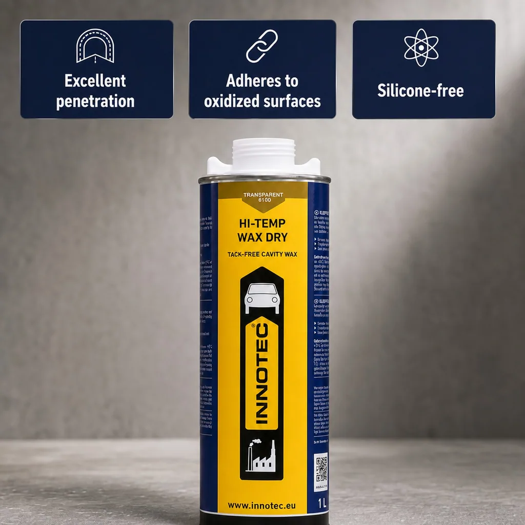 Underbody protection, Transparent underbody protection, Hi Temp Wax DRY 1 Liter, Rust protection, Underbody coating