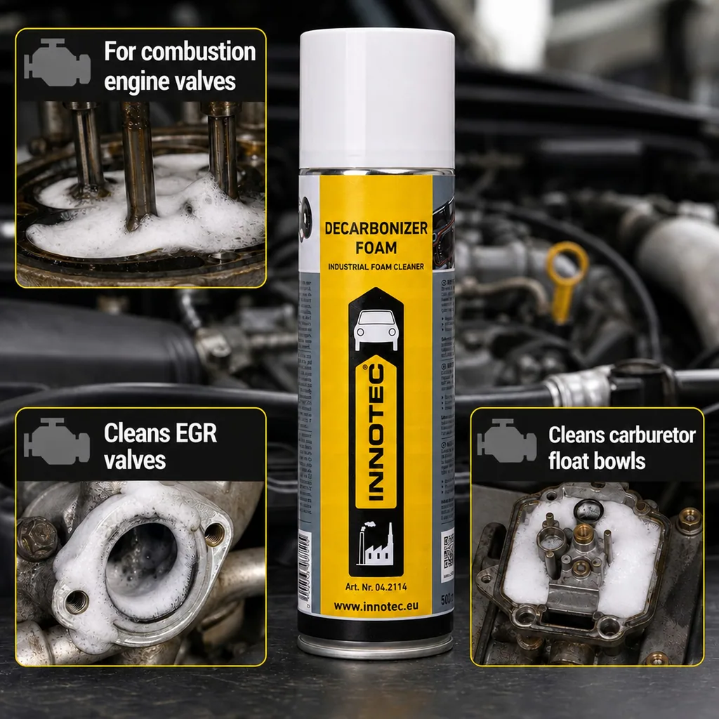 Engine Decarbonizer, Decarbonizing Foam, Engine Cleaner Foam, 500ml