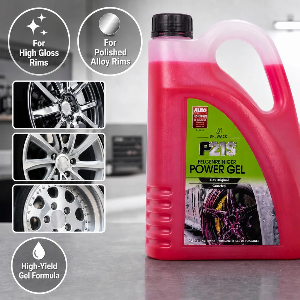 Wheel Cleaner, Wheel Cleaner Gel, Rim Cleaner, 2 Liter Power Gel