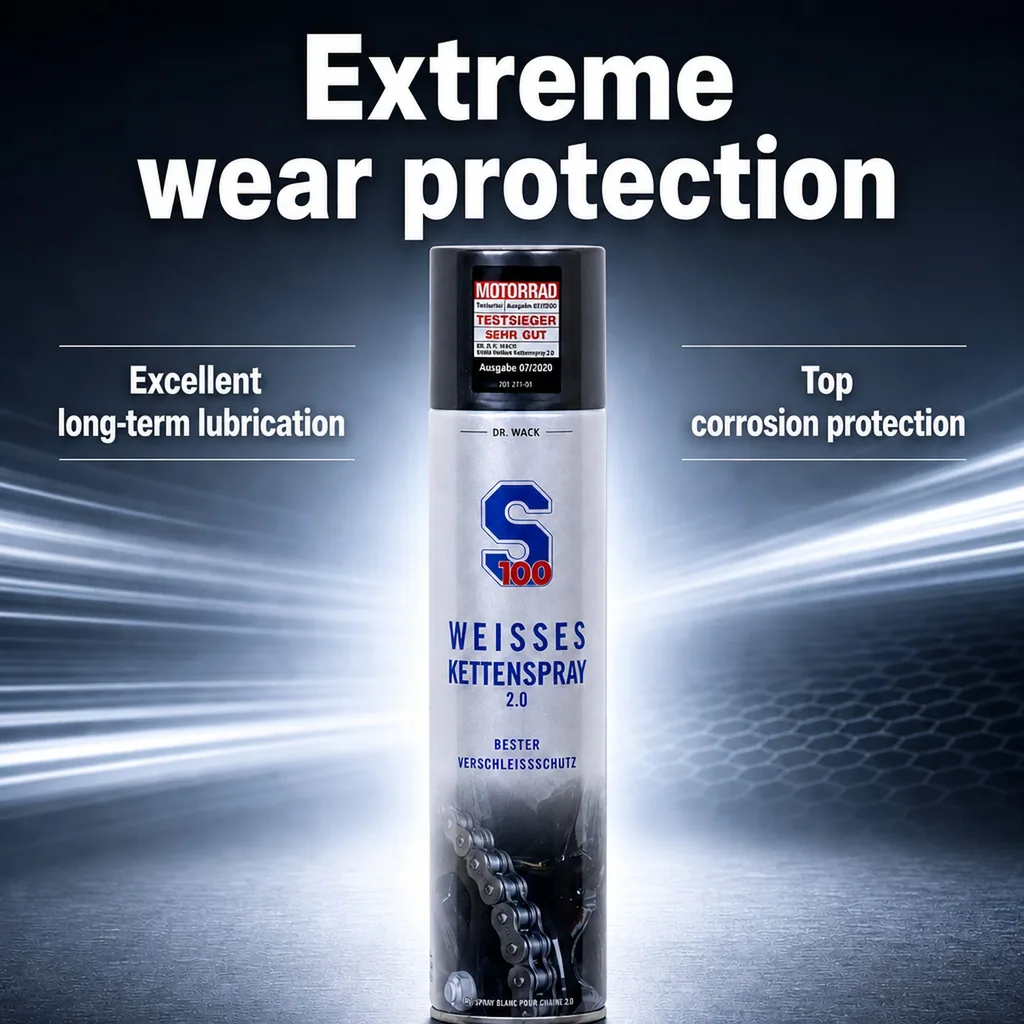 Motorcycle chain lube, chain lubricant, motorcycle chain spray, 400 ml