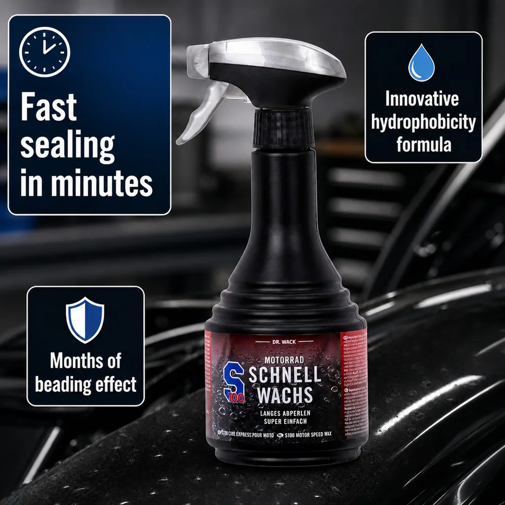 Motorcycle wax, motorcycle quick wax, motorcycle detailing spray 500 ml