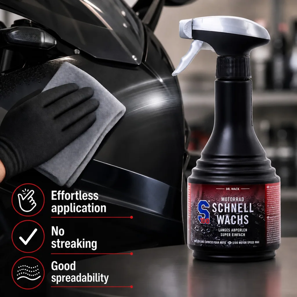 Motorcycle wax, motorcycle quick wax, motorcycle detailing spray 500 ml