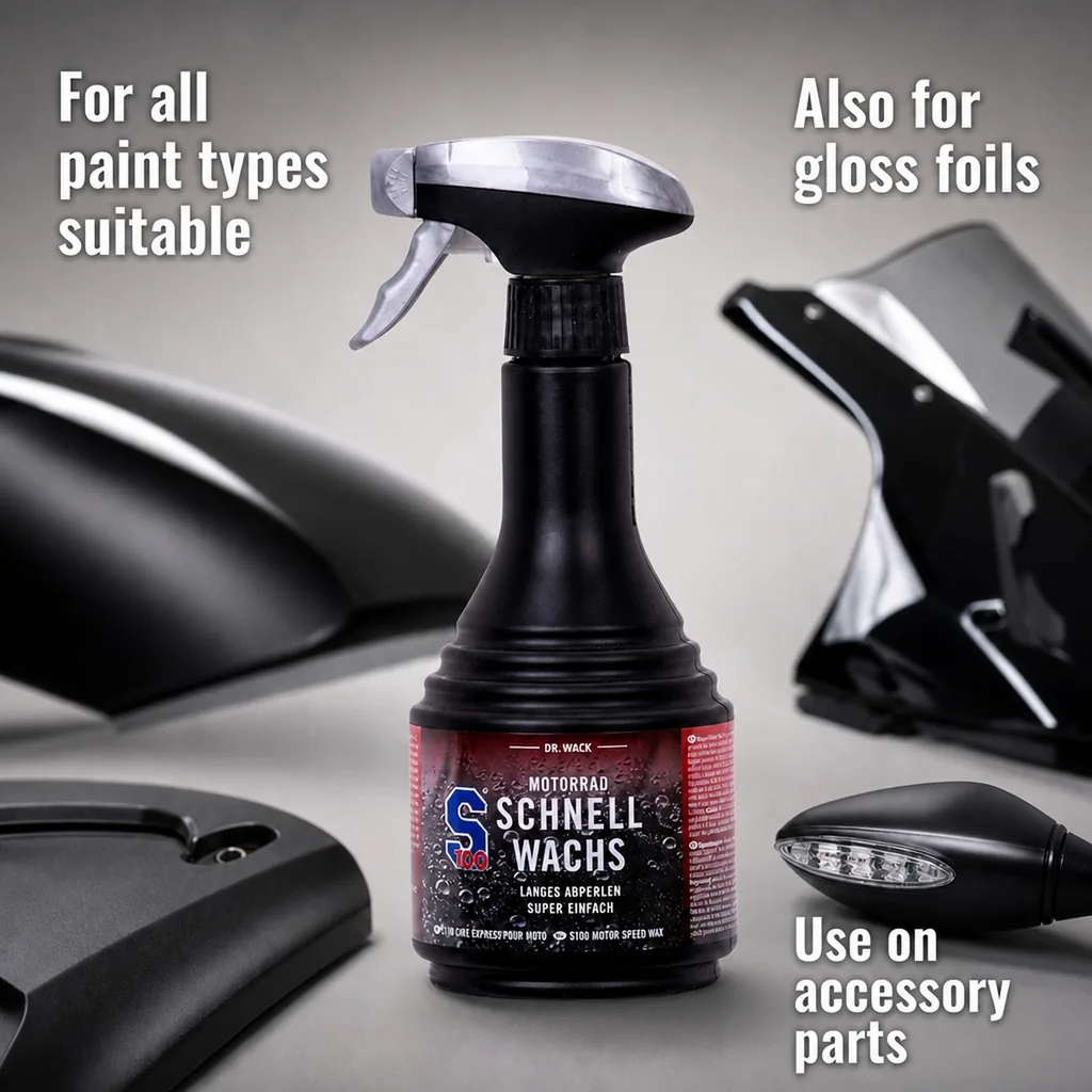 Motorcycle wax, motorcycle quick wax, motorcycle detailing spray 500 ml