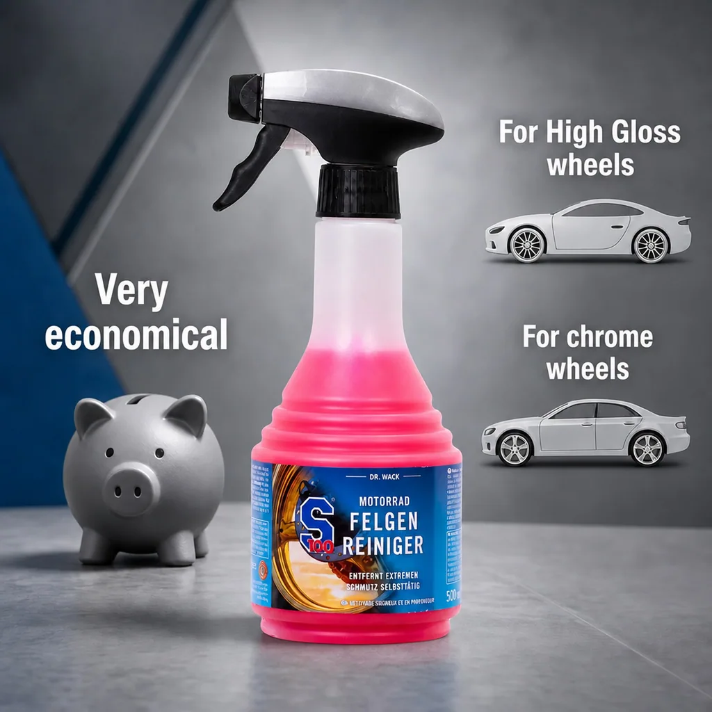 Motorcycle Wheel Cleaner, motorcycle rim cleaner, wheel cleaner, 500 ml