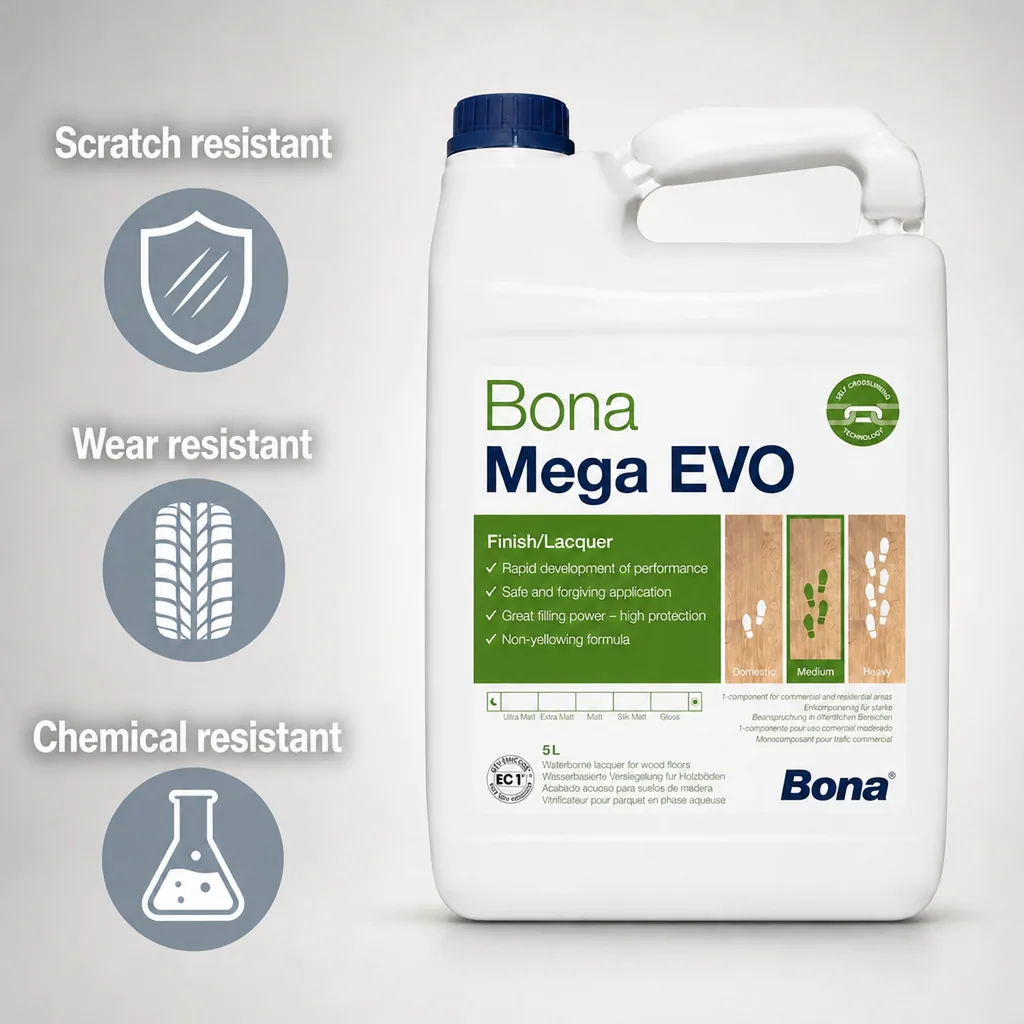 Wood floor finish 5 Liter, extra matte wood floor finish, wood floor sealant