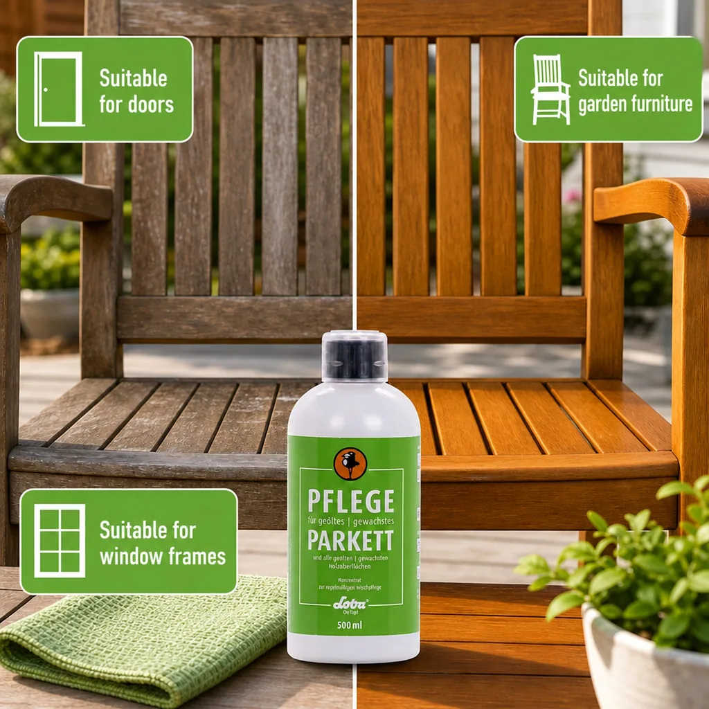 Wood Floor Cleaner, Wood Floor Maintenance, Oil and Waxed Floors, 500 ml