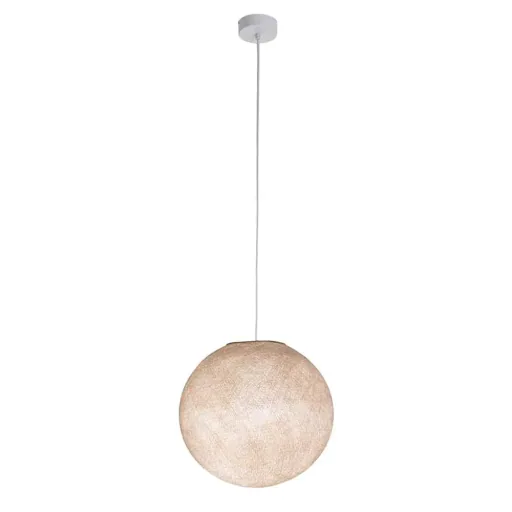 Cousin Paul pendant lamp, large ball, including socket, beige