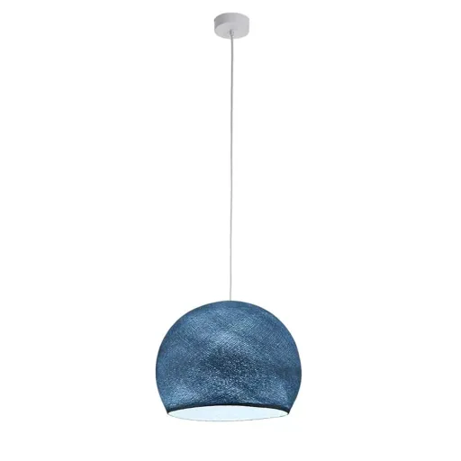 Cousin Paul pendant lamp dome medium incl. socket blue