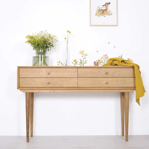 Lilipinso fawn with butterfly poster, brown
