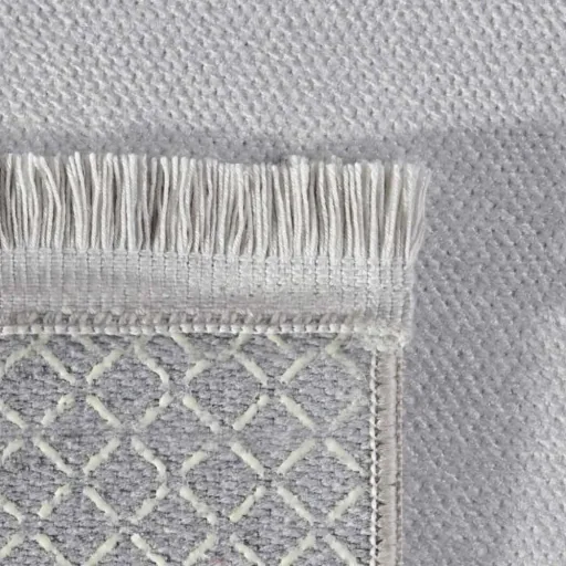 Livone children's carpet washable sleeping eyes silver -gray, Carpet size: 140 x 190 cm