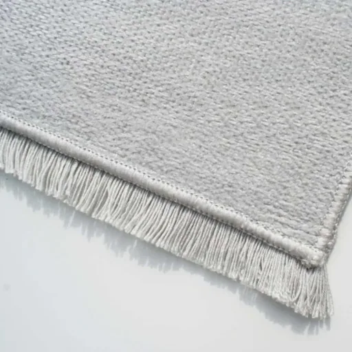 Livone children's carpet washable sleeping eyes silver -gray, Carpet size: 140 x 190 cm